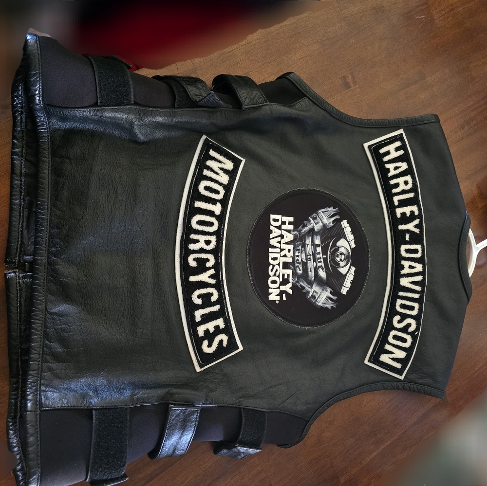 Xelement leather vest